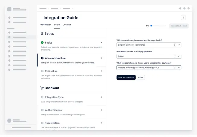 Custermer Area screen overview to announce that the new product is added to Customer Area > Developers > Integration Guide