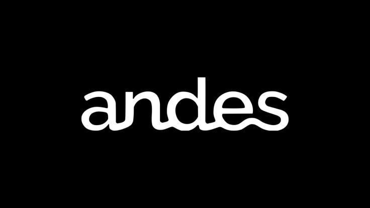andes logo on a dark background