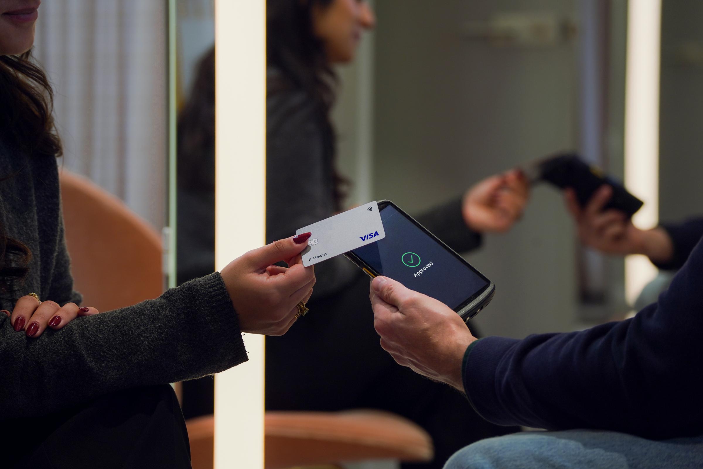 Tap to pay on android payment in retail envirionment