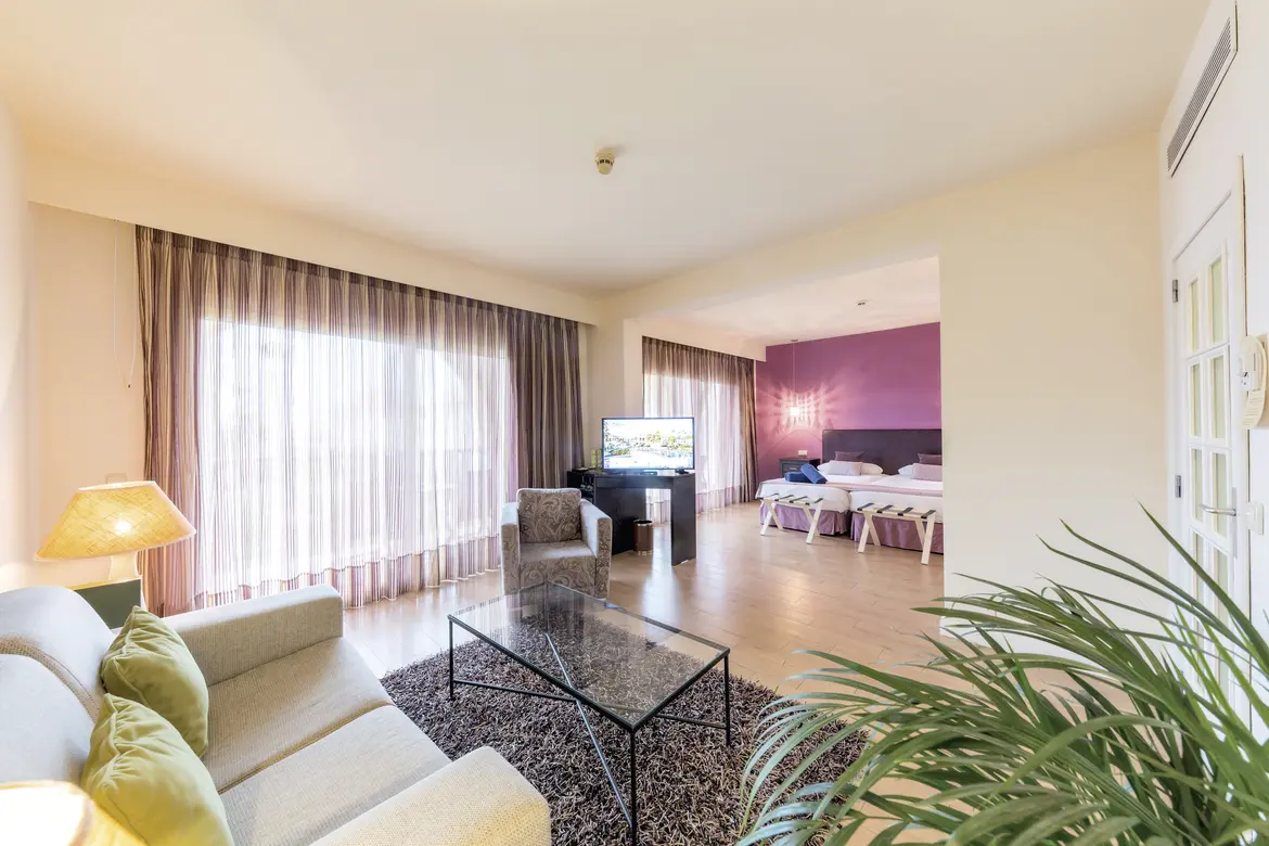 Die Suite mit Wohnbereich