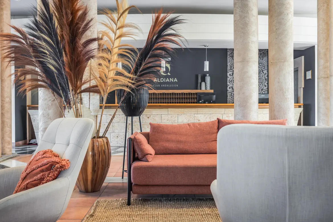 Lobby Breich mit Dekoration 