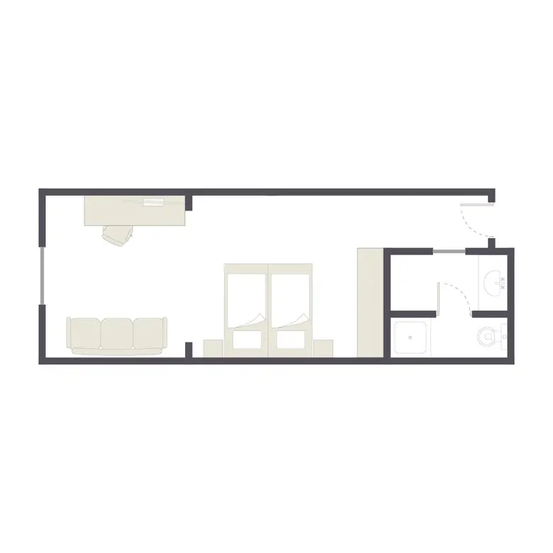 Ein elegantes Aldiana Premium Clubraum mit Wohnbereich und Bad, barrierefrei und komfortabel