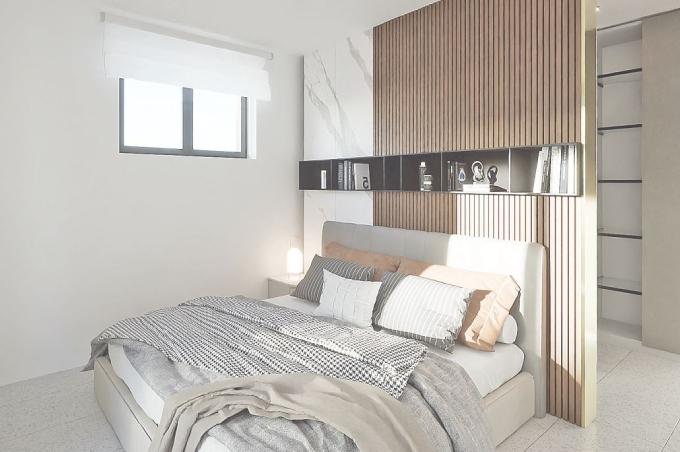 Schlafzimmer am Bruggmattweg in Laufen