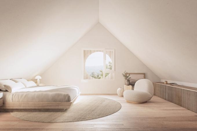 Schlafzimmer an der Neuweilerstrasse in Biel-Benken