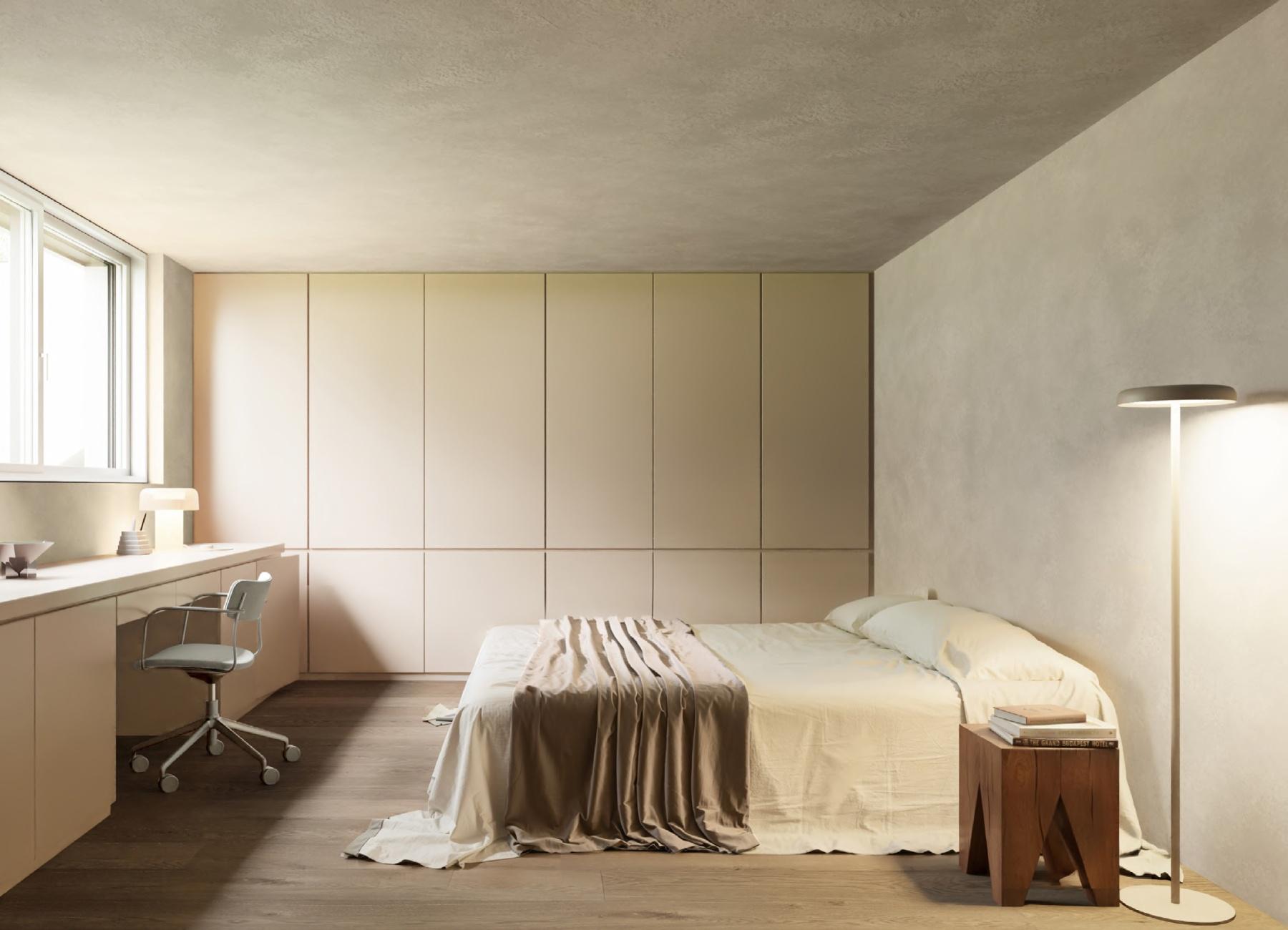 Schlafzimmer an der St. Jakob-Strasse in Muttenz.