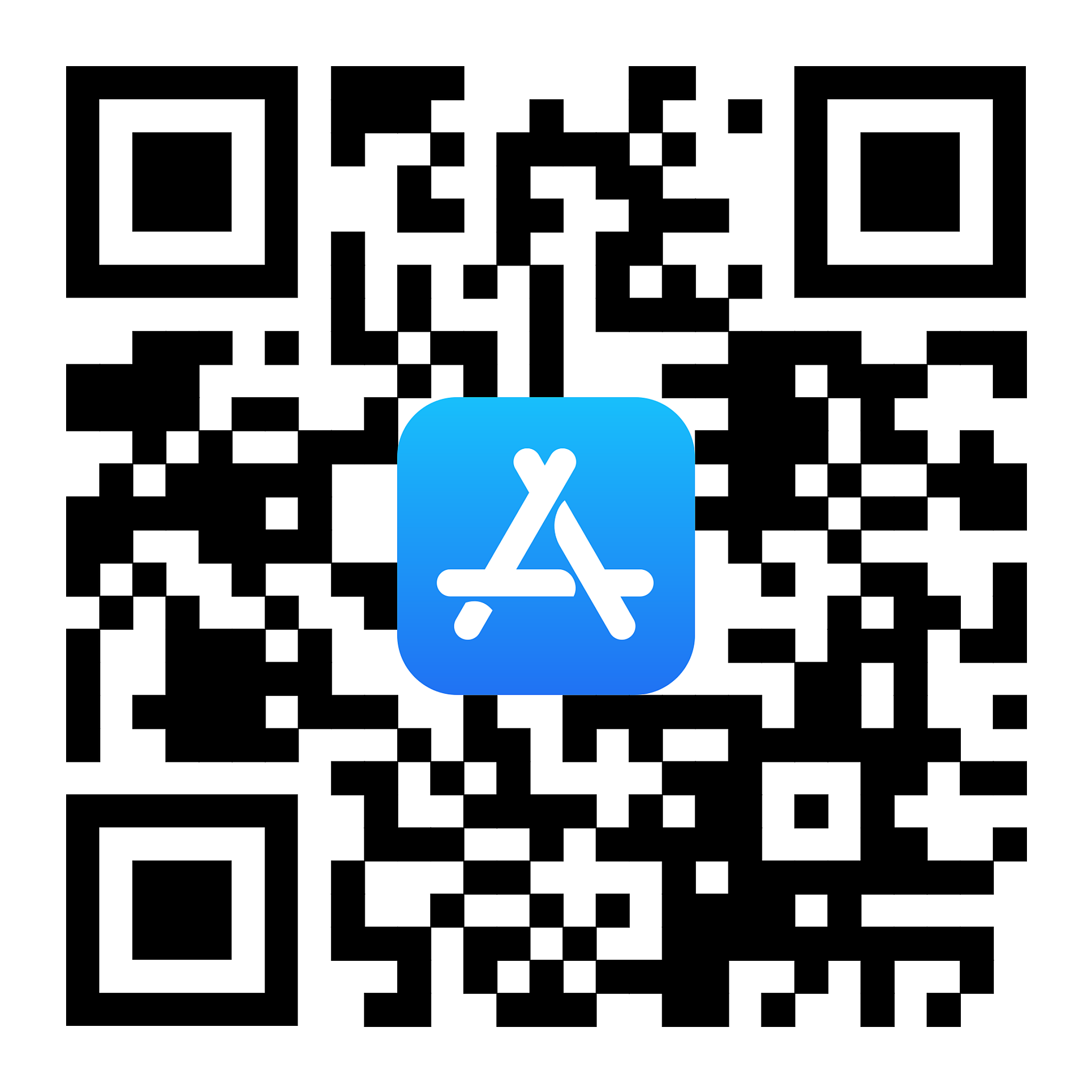 QR-Code der E-Banking App im App Store