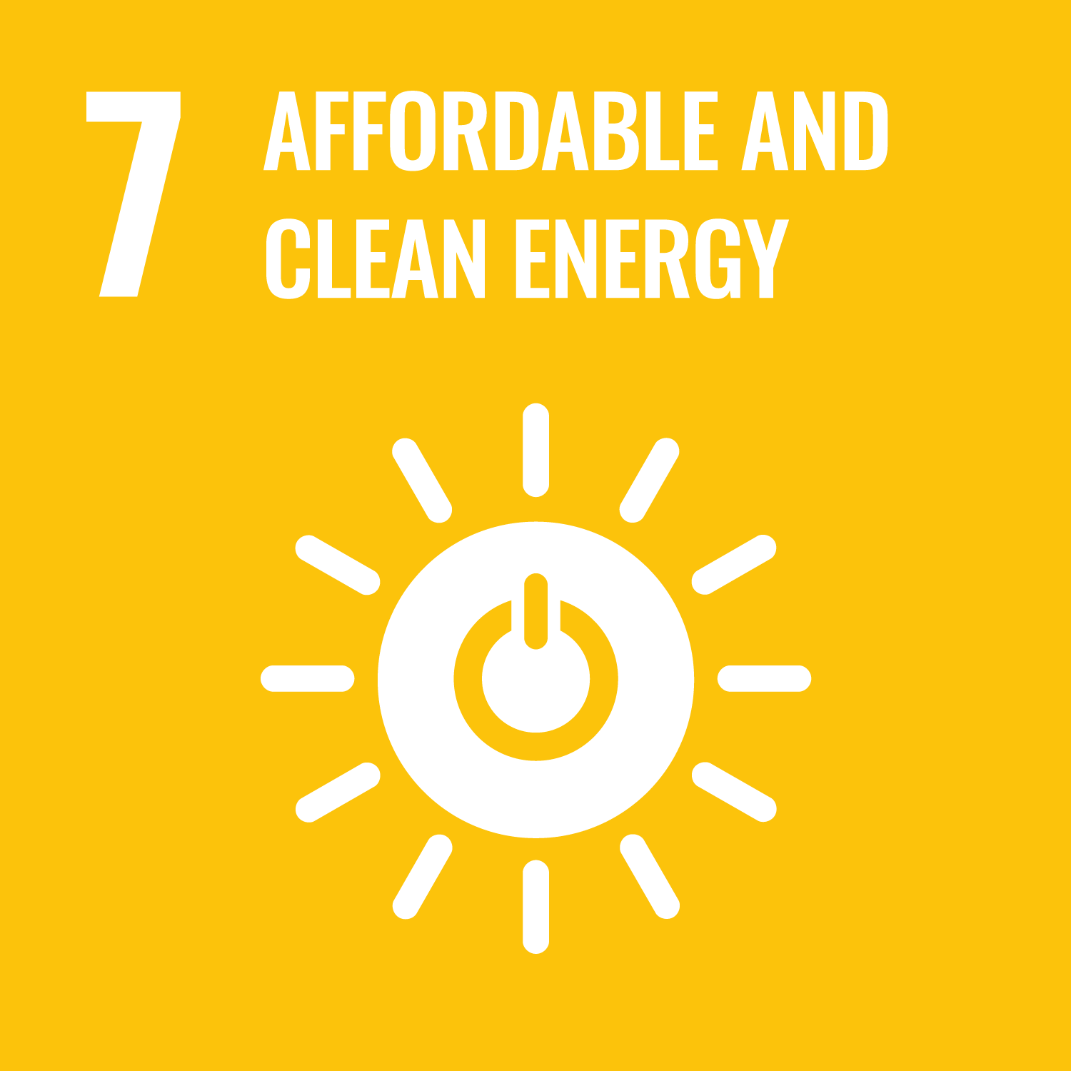 Logo 7 affordable and clean energy