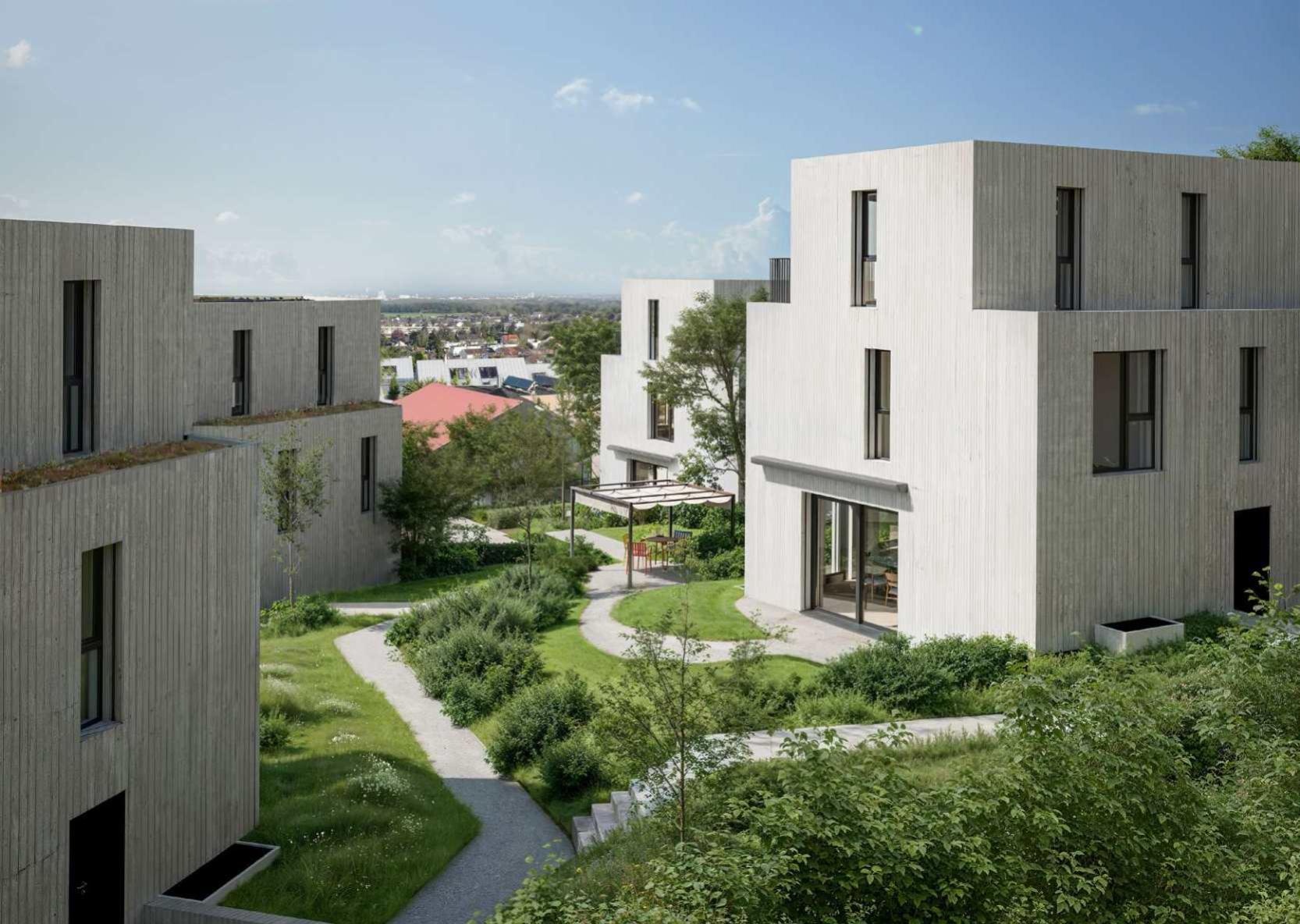 4 Doppel-Einfamilienhäuser im Baumgarten in Riehen im Kanton Basel-Stadt
