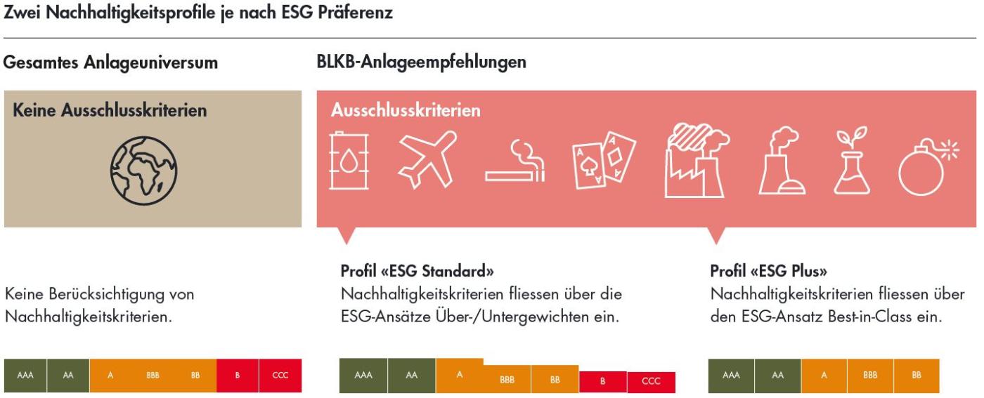 Infografik Nachhaltigkeits-Anlageansatz