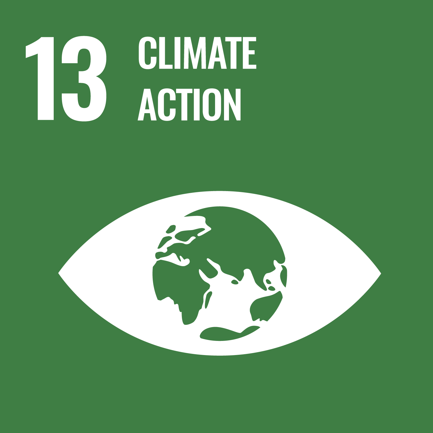 Logo 13 Climate Action. Massnahmen zur Bekämpfung des Klimawandels und seiner Auswirkungen ergreifen.