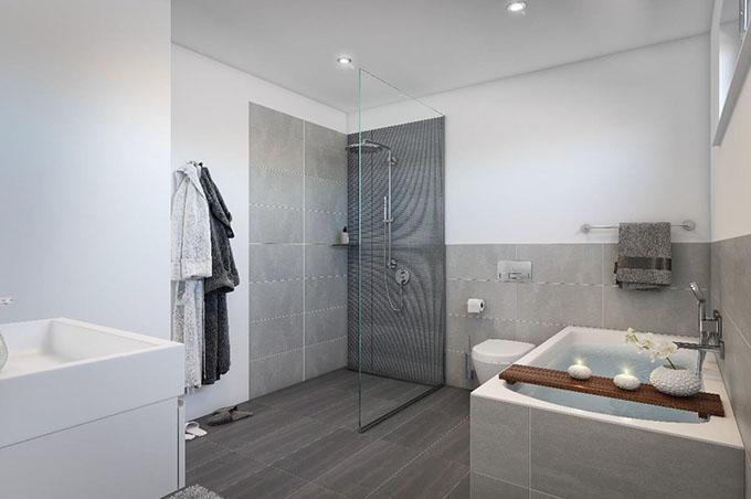 Badezimmer am St. Benedikt in Erschwil