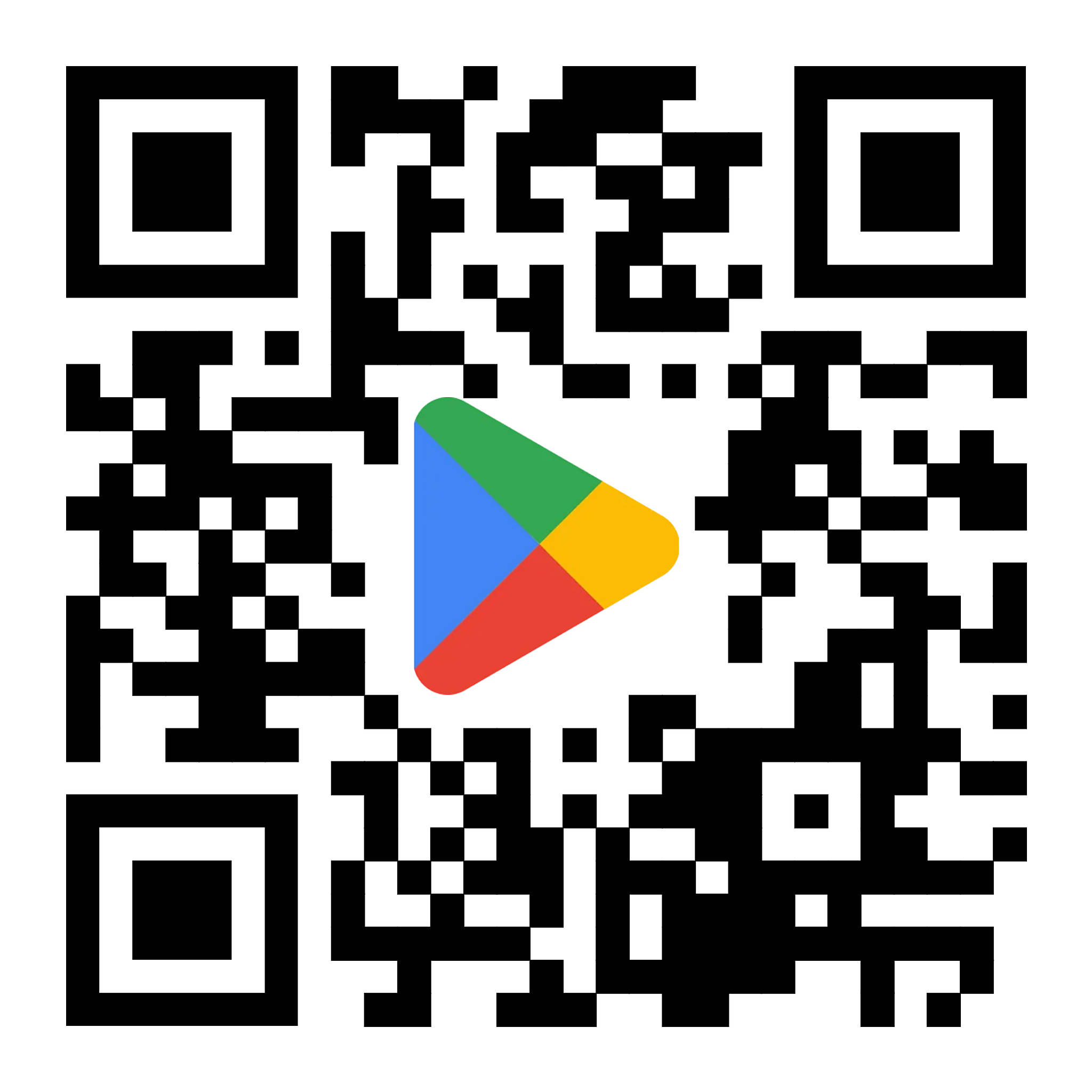 QR-Code der Login App im Google Play Store