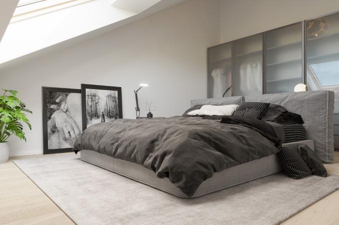 Schlafzimmer an der Kirchgasse in Reinach