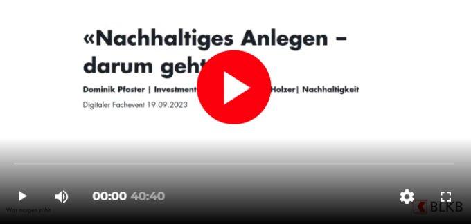 Video Nachhaltiges Anlegen