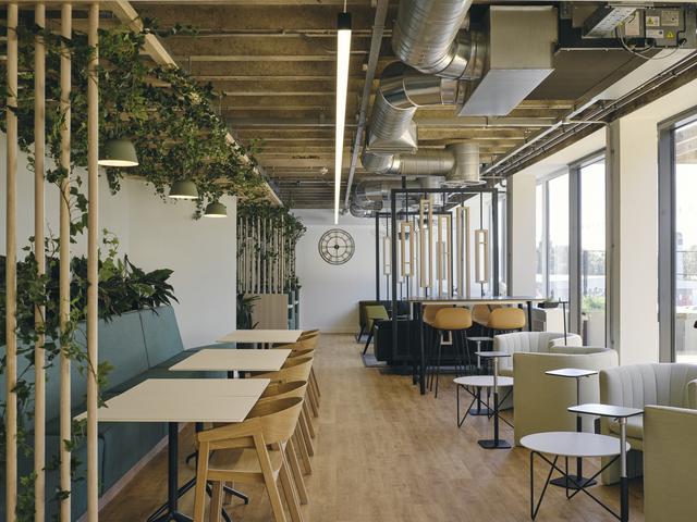 Communal business lounge