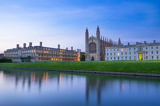 King's College, Cambridge at dusk