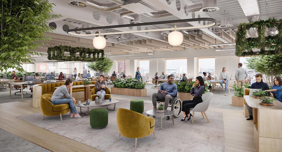 Workspace, wellbeing and sustainability combined