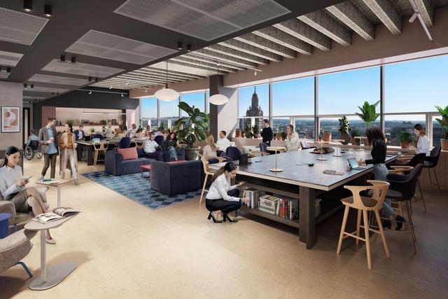 Met tower breakout lounge