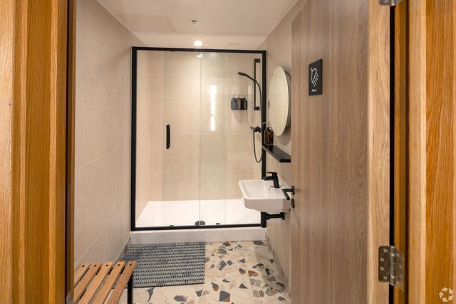 Showers and changing room space