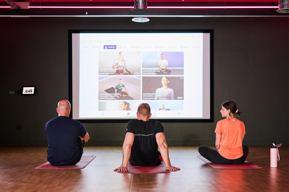 Peloton classes at Booths Park