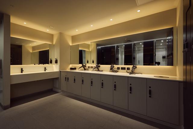 Cornerblock Vanity area