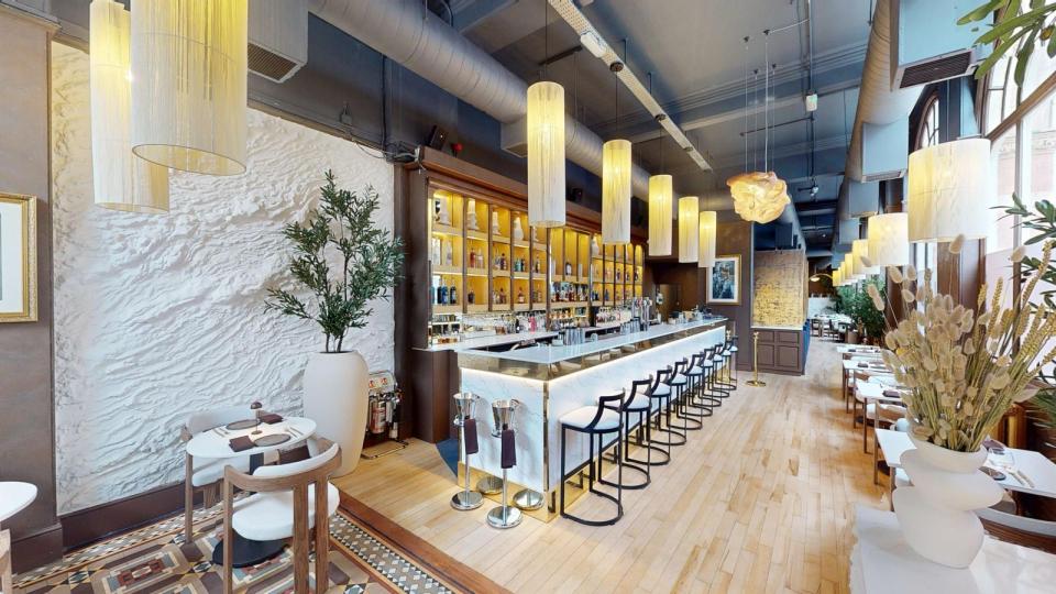 A restaurant interior