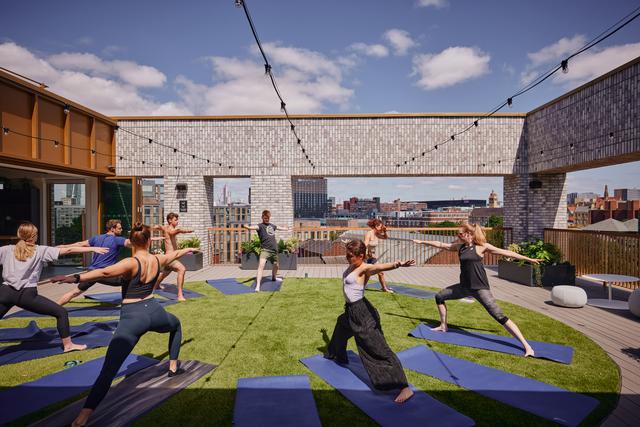 Roof terrace and event space