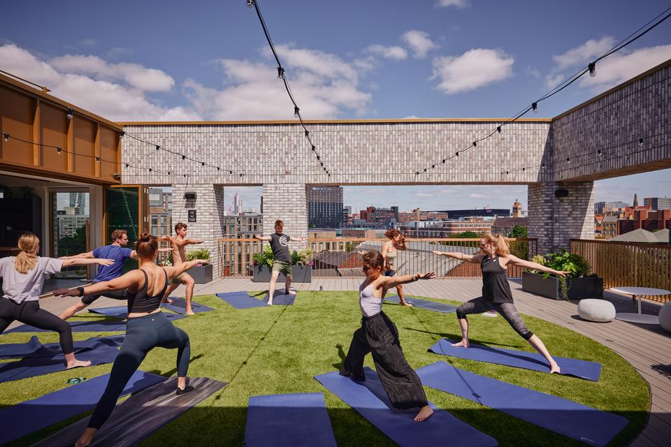 Roof terrace and event space