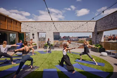 Roof terrace and event space