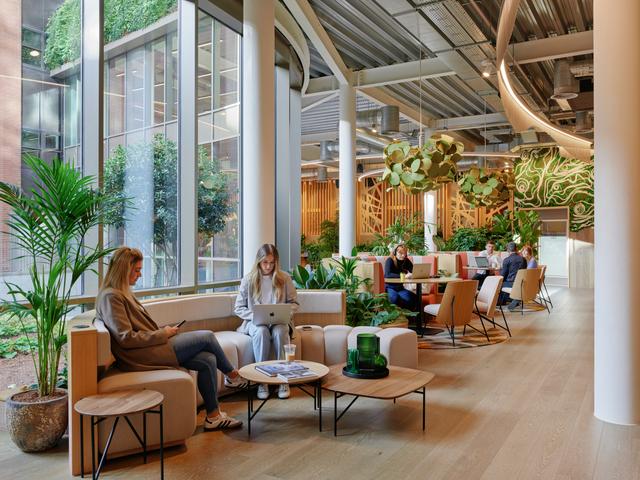 Coworking office space at West Village, Leeds