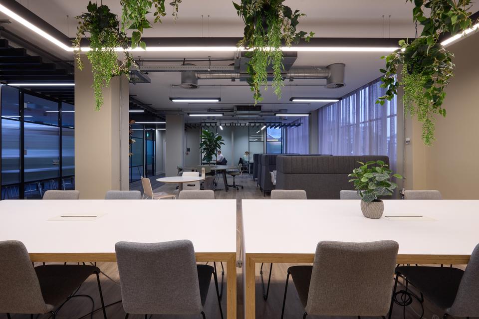 Refurbished communal lounge