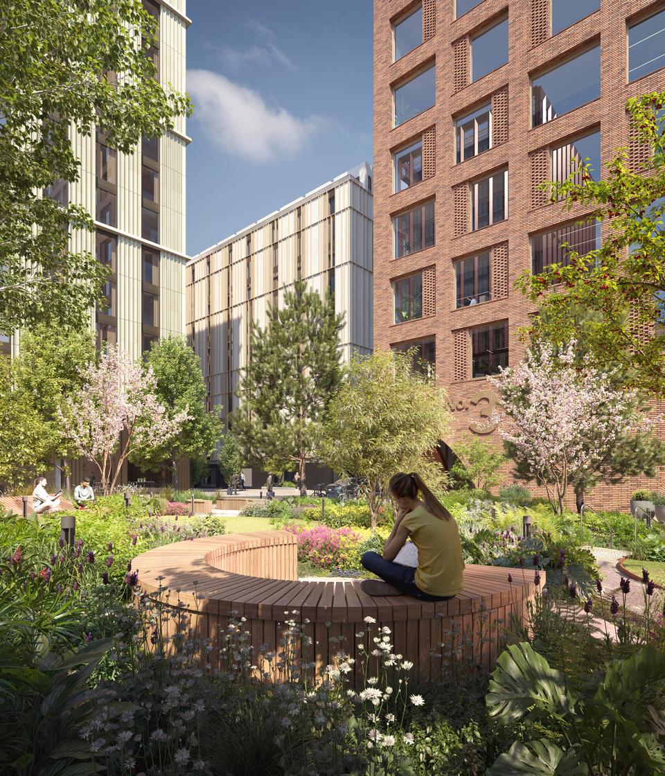 CGI of Symphony Gardens