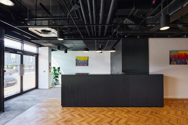 Reception area, Faraday Wharf, Innovation Birmingham