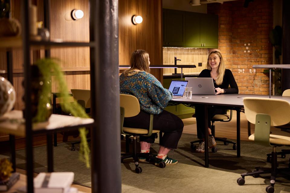 Free business lounge for customers