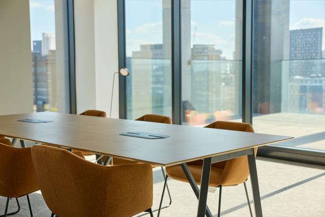 Work with a view – modern workspace overlooking your private rooftop terrace