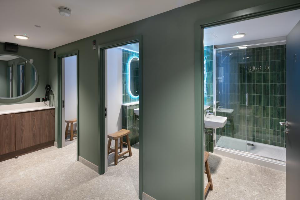 On-site showers
