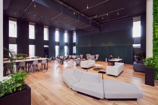 Large open plan tech lounge