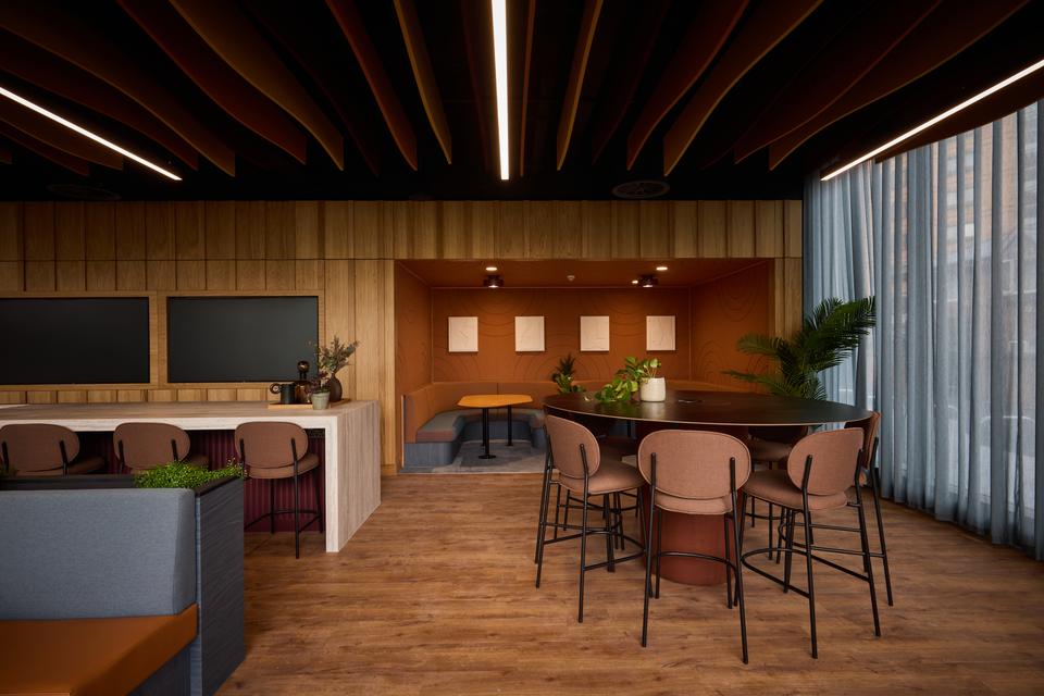 Communal work lounge at Citylabs 4.0
