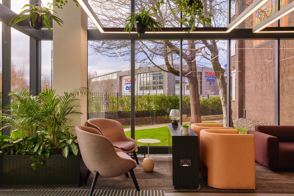 Brand new reception