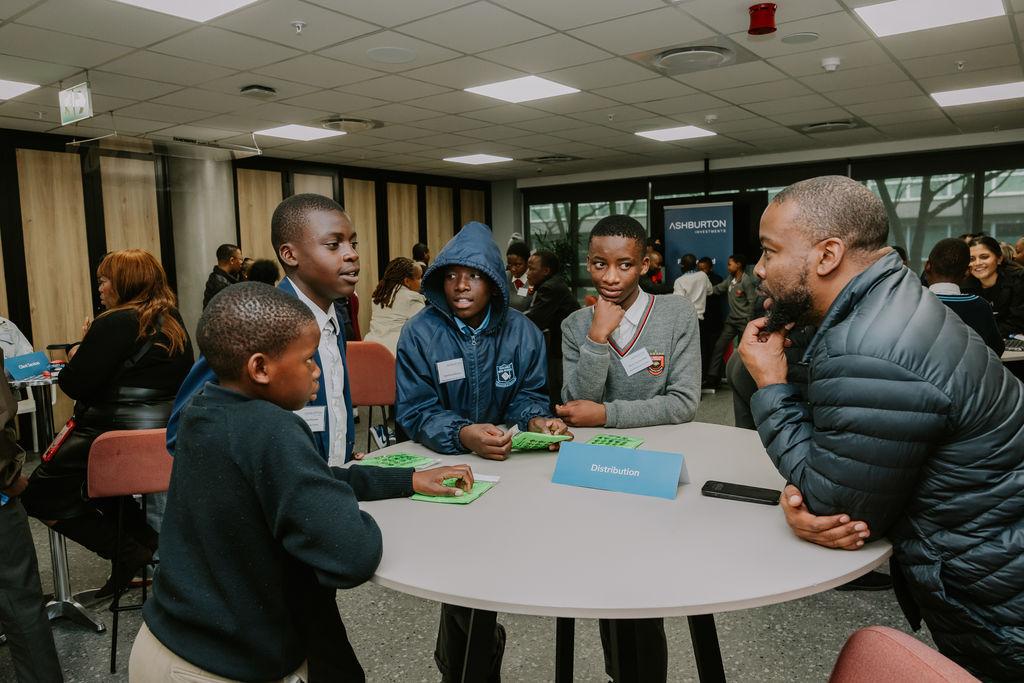 Kids engaging with experts