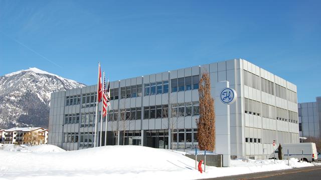 Die Firmenzentrale von Hamilton in Bonaduz.