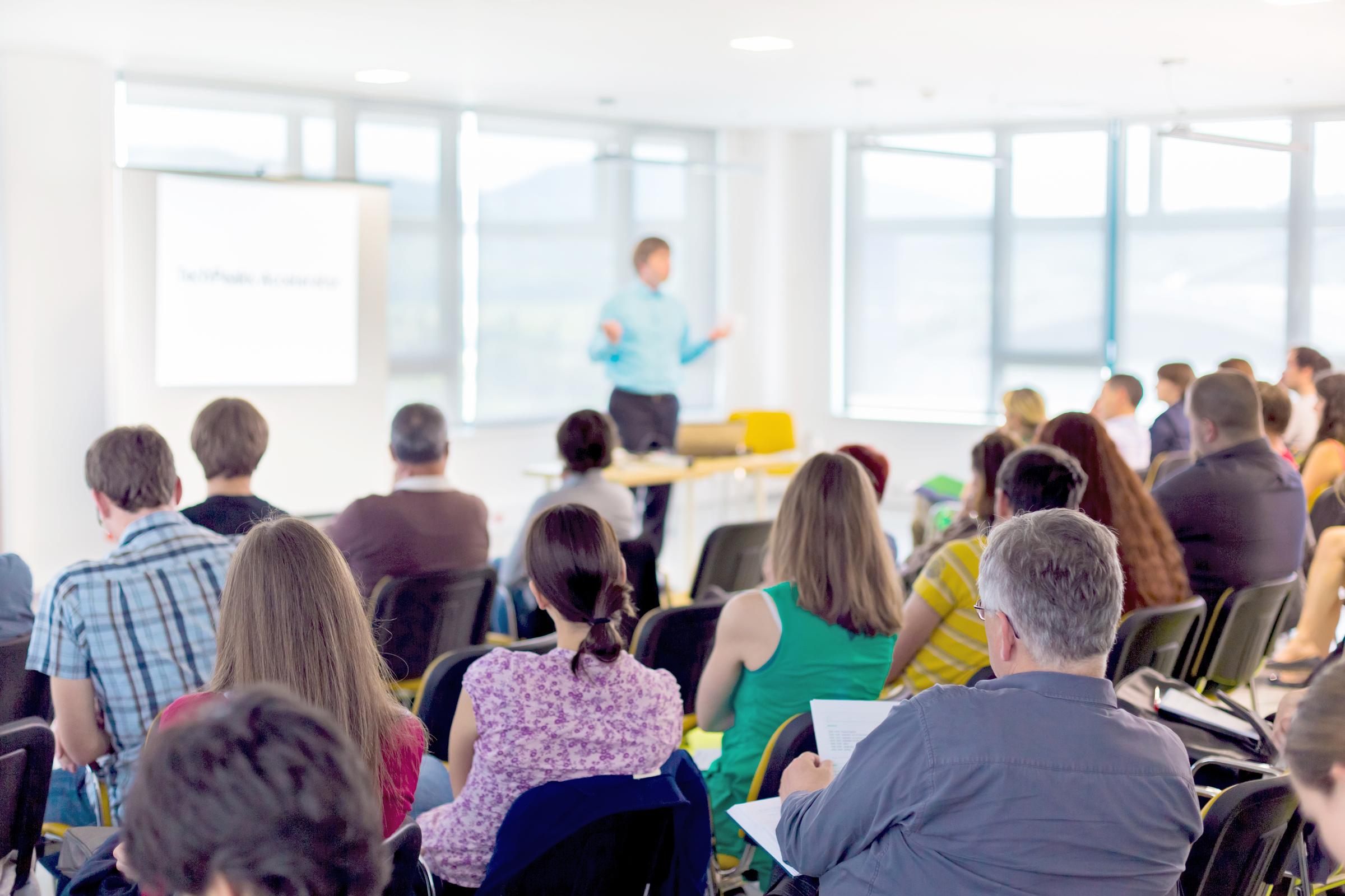 Display of a seminar group