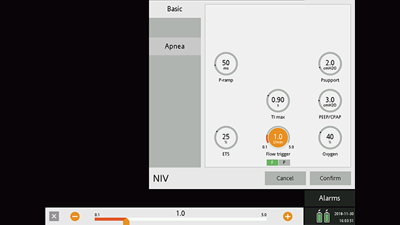 Screenshot showing flowtrigger setting
