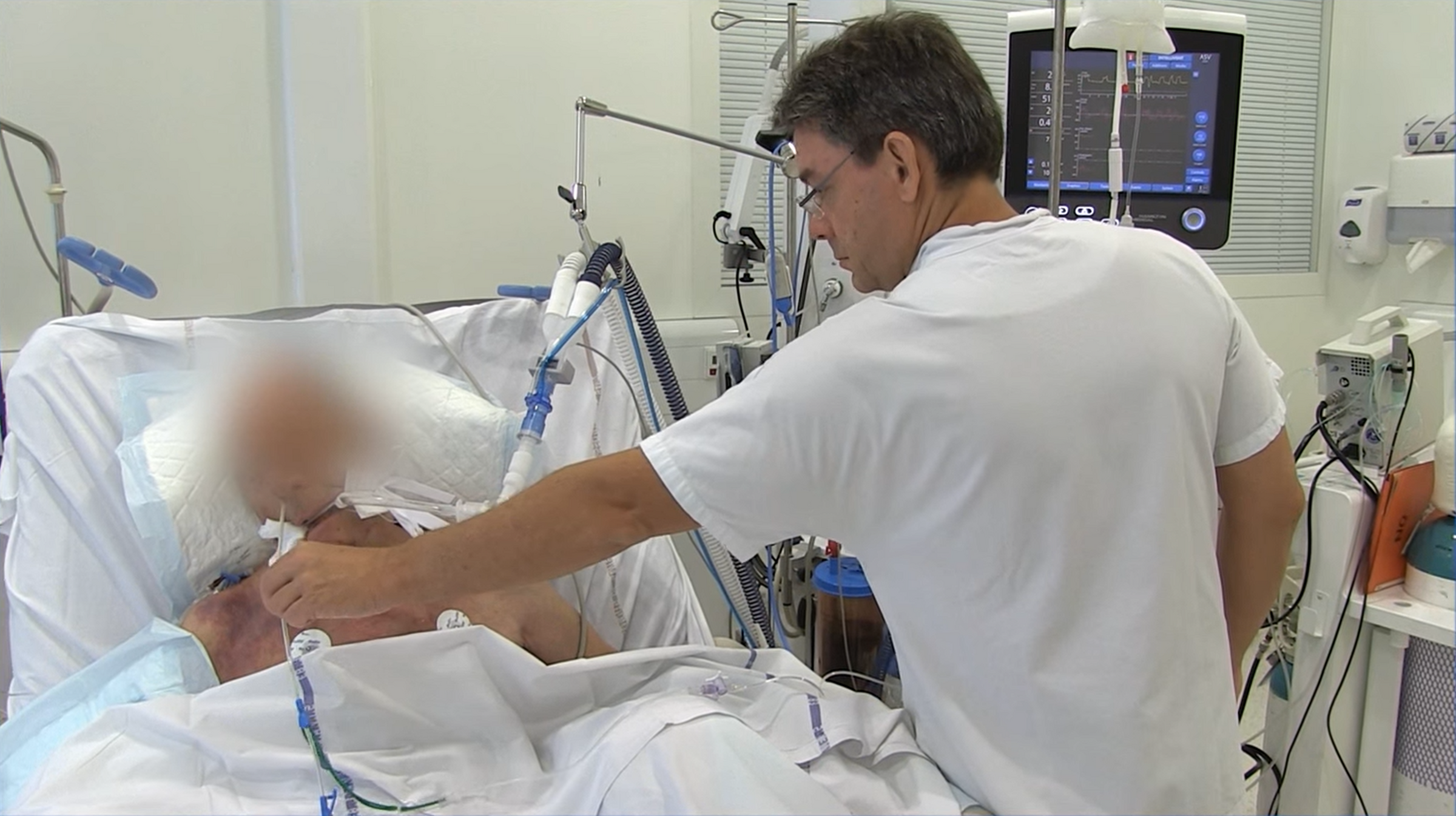 Doctor with a patient