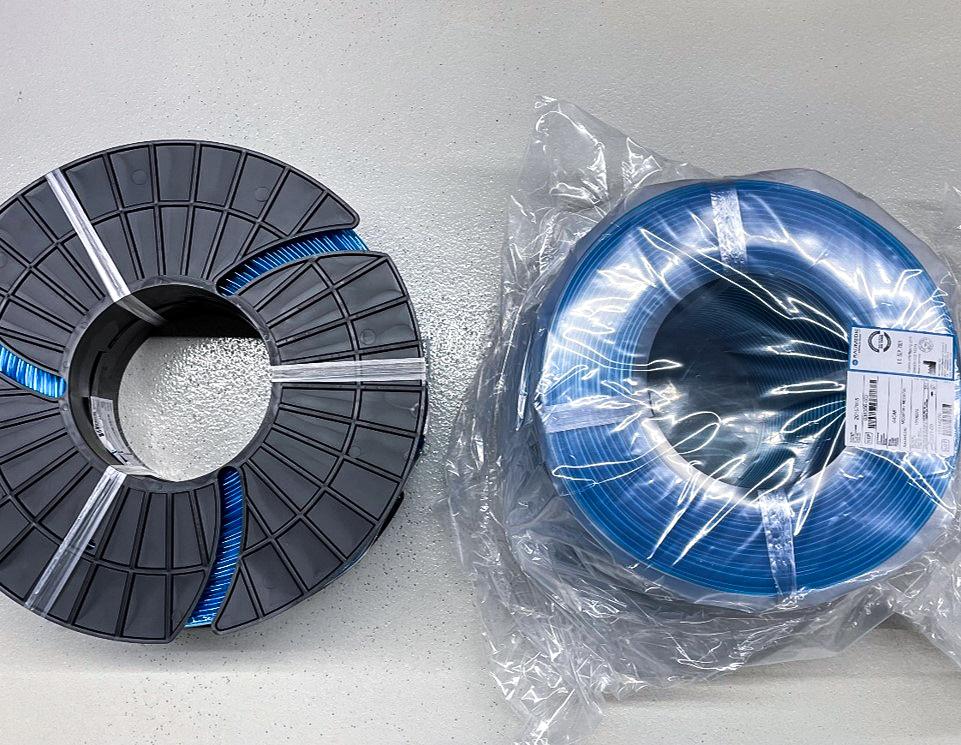 Flow sensor circuit before and after sustainability changes in the packaging