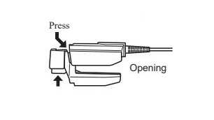 Image showing how to open probe