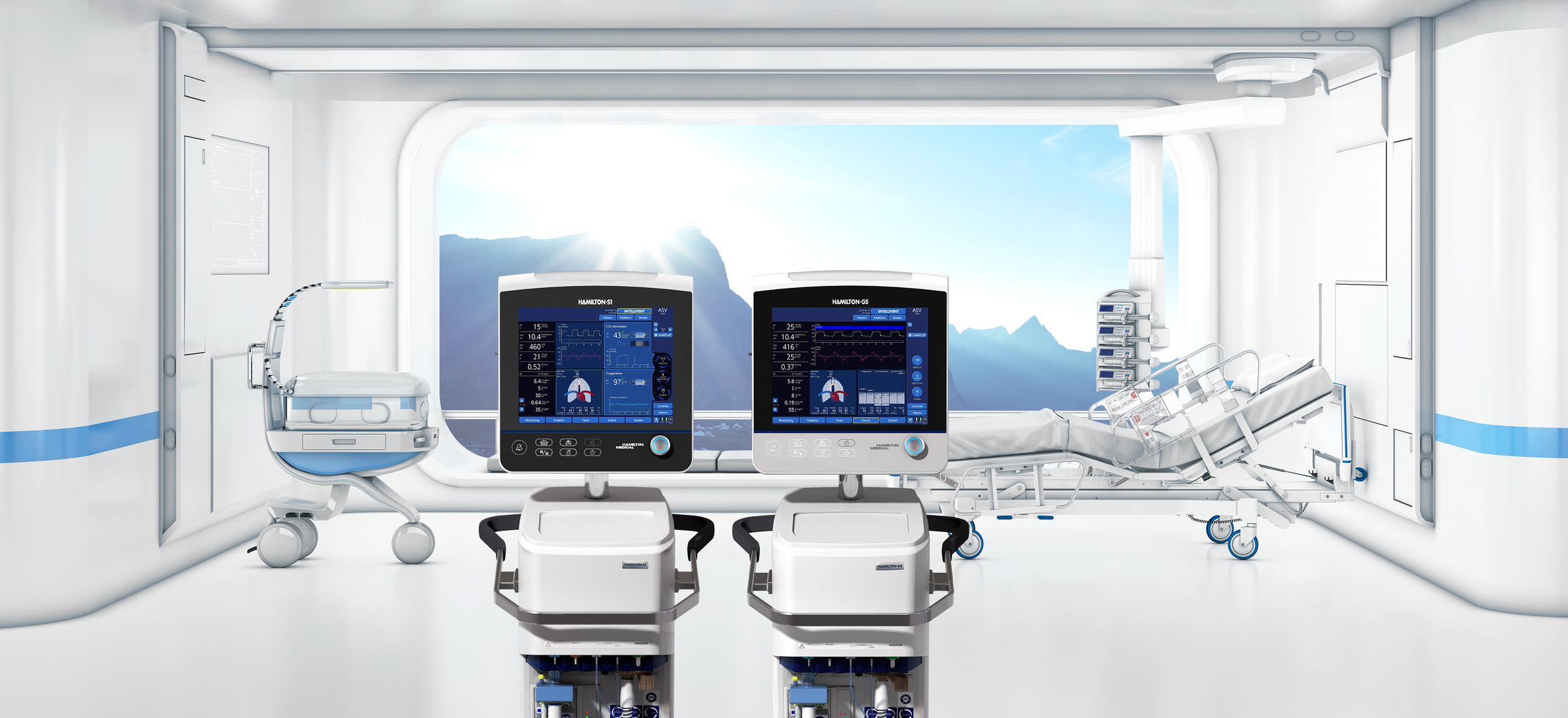 HAMILTON-G5/S1 ventilators