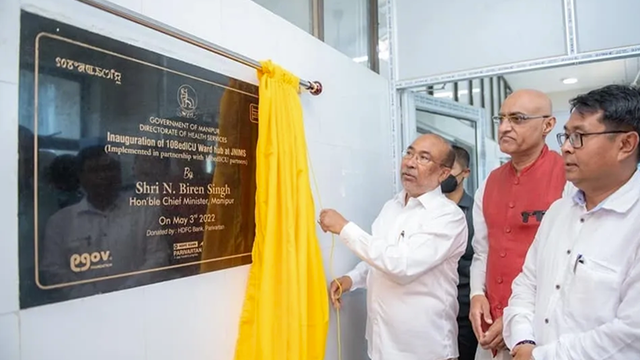 10BedICU project inauguration in Manipur