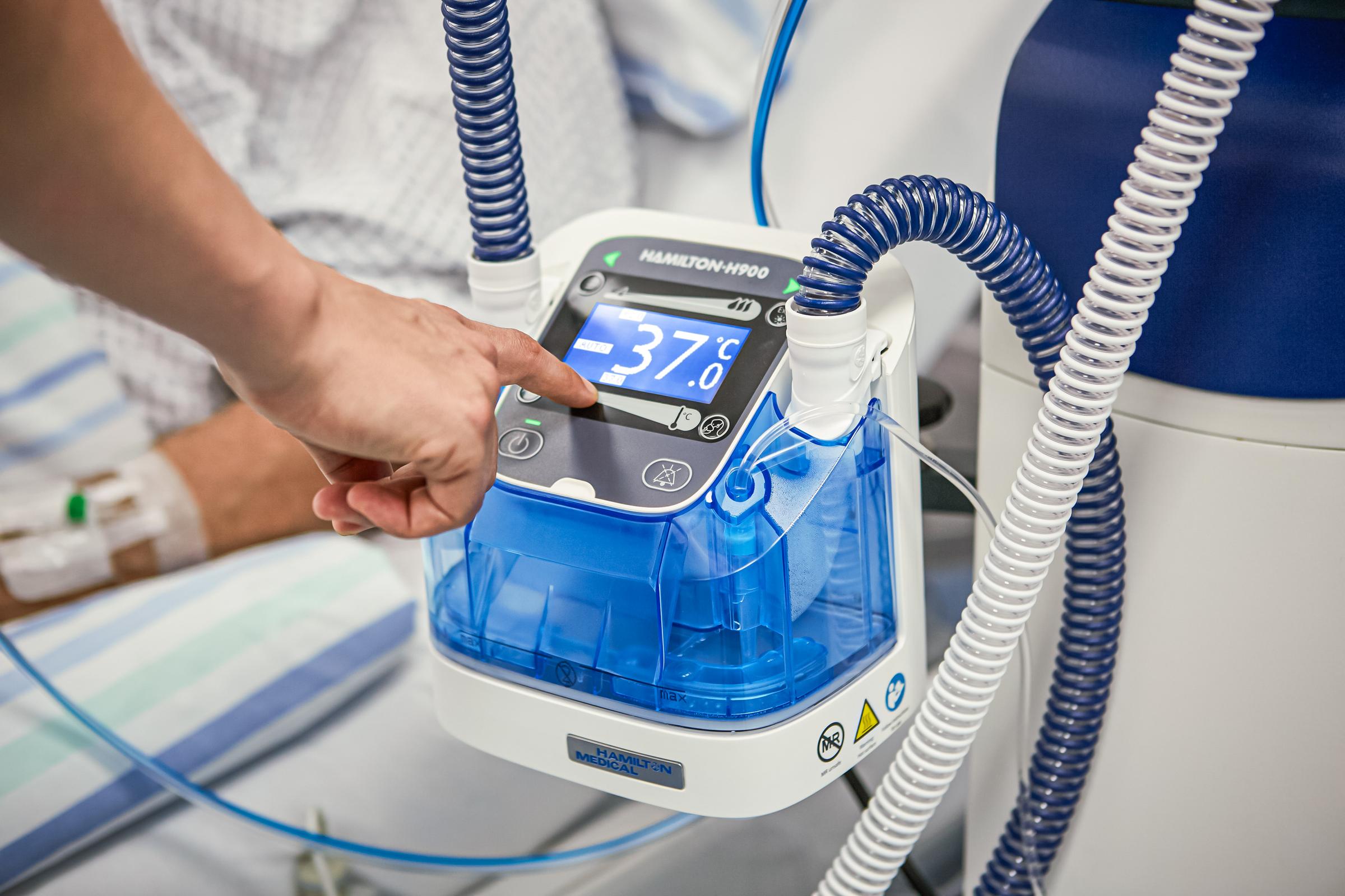 HAMILTON-H900; setting the chamber exit temperature