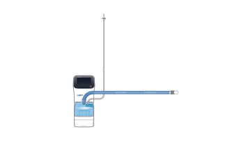 High flow nasal cannula therapy system on the HAMILTON-HF90